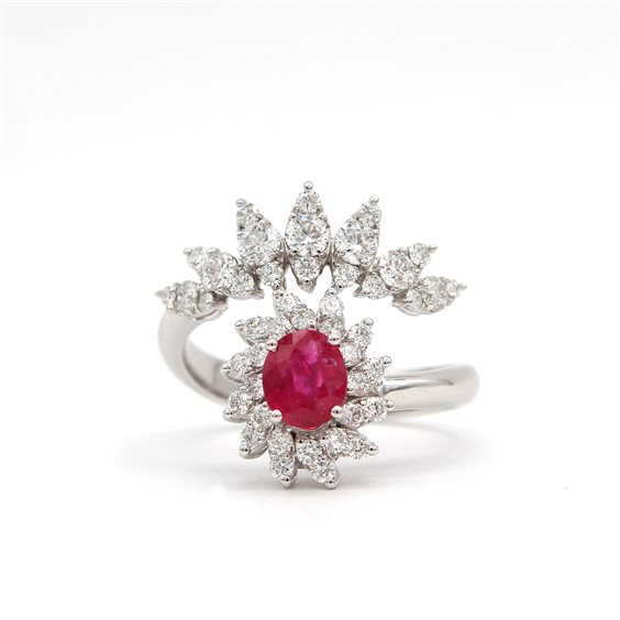 Anneau Gilma Gioielleria  Femme in Or Rubino 0.73 Ct ANOR-171-286 - ANOR-171-286